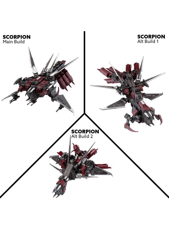 SNAP SHIPS Snap Ships - Scorpion K.L.A.W. Troop Dropper - Construction Toy for Custom Building and Battle Play - Ages 8+  - Image 3