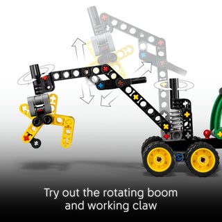 ليغو Technic الحصّادة بالعجلات John Deere 1470H‏، لعبة مكعبات بناء للأطفال بعمر ٧ سنوات وأكثر (١١٧ قطعة) 42218 - view 4