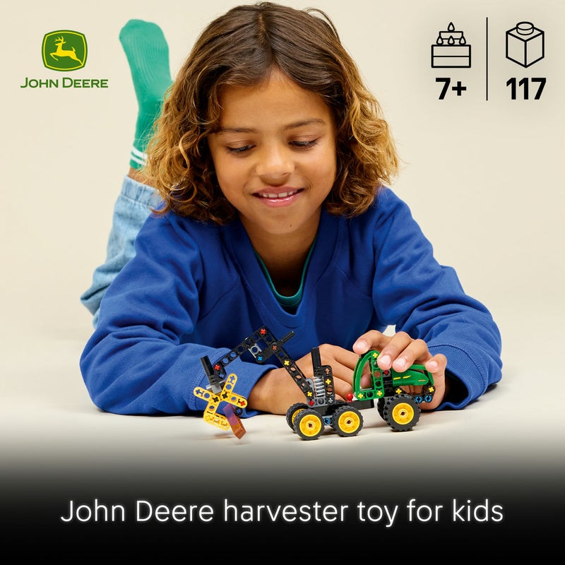LEGO Technic John Deere 1470H Wheeled Harvester Toy 42218 (Age 7+, 117 Pieces) - Image 3