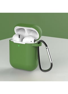 Protective Silicone Soft Case For Airpods Pro 2345 Bluetooth Earphones Anti-fall Shockproof Cover Digital Computer Accessories-Color:Army Green-Applicable Model:Airpods 3 Commonly Used pearlescent B