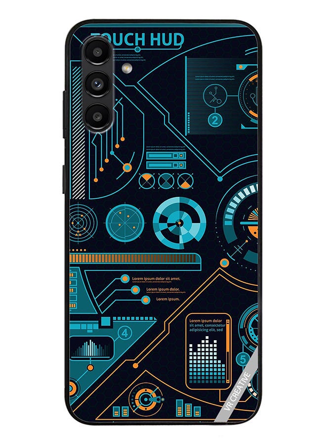 VR CREATIVE Protective Case Cover For Samsung Galaxy A13 5G Touch Hud Design Multicolour - Image 1