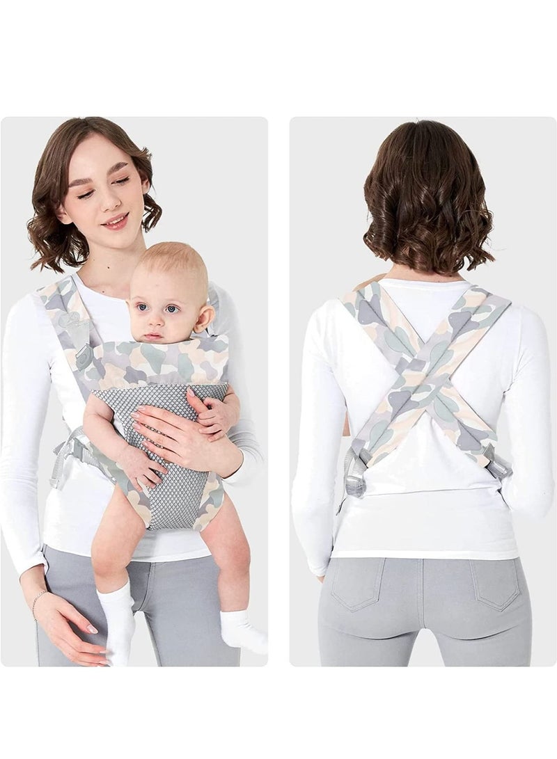 Baby Carrier 4-in-1 Infant Carrier Ergonomic Adjustable Holder Portable Convertible Front and Back Backpack Carry for Infants Toddlers Babies Girl and Boy 12-40 Pounds  - Image 5