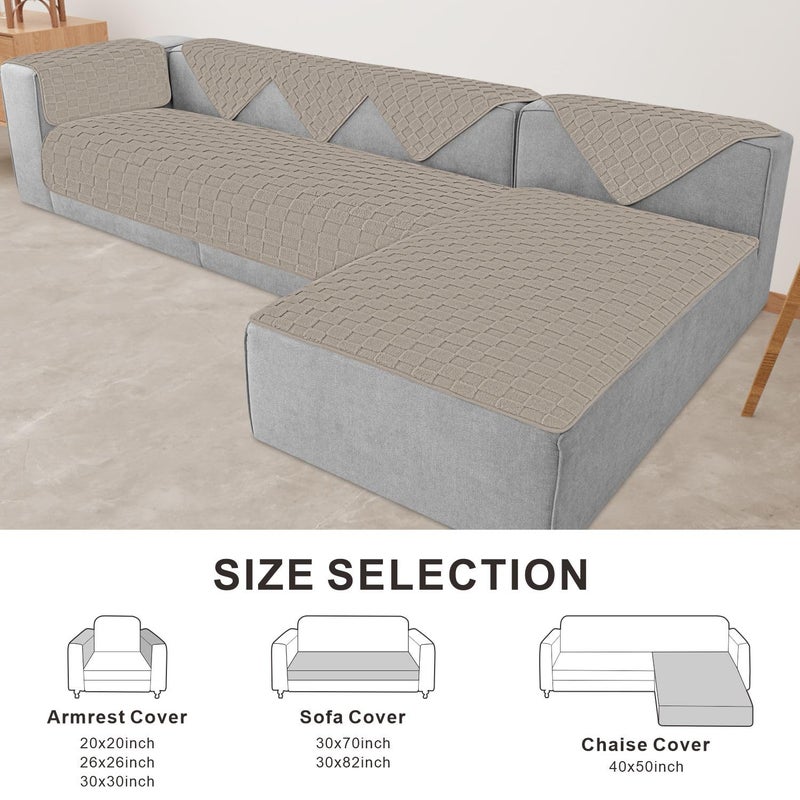 Foxdecor Fuzzy Dog Bed Cover  Couch Covers for Pets  Anti Slip Sofa Cover Velvet Dog Blanket Couch Protector Washable Dog Mat  Pet Bed Mat for Sofa  Brown 30x82 inch - Image 5