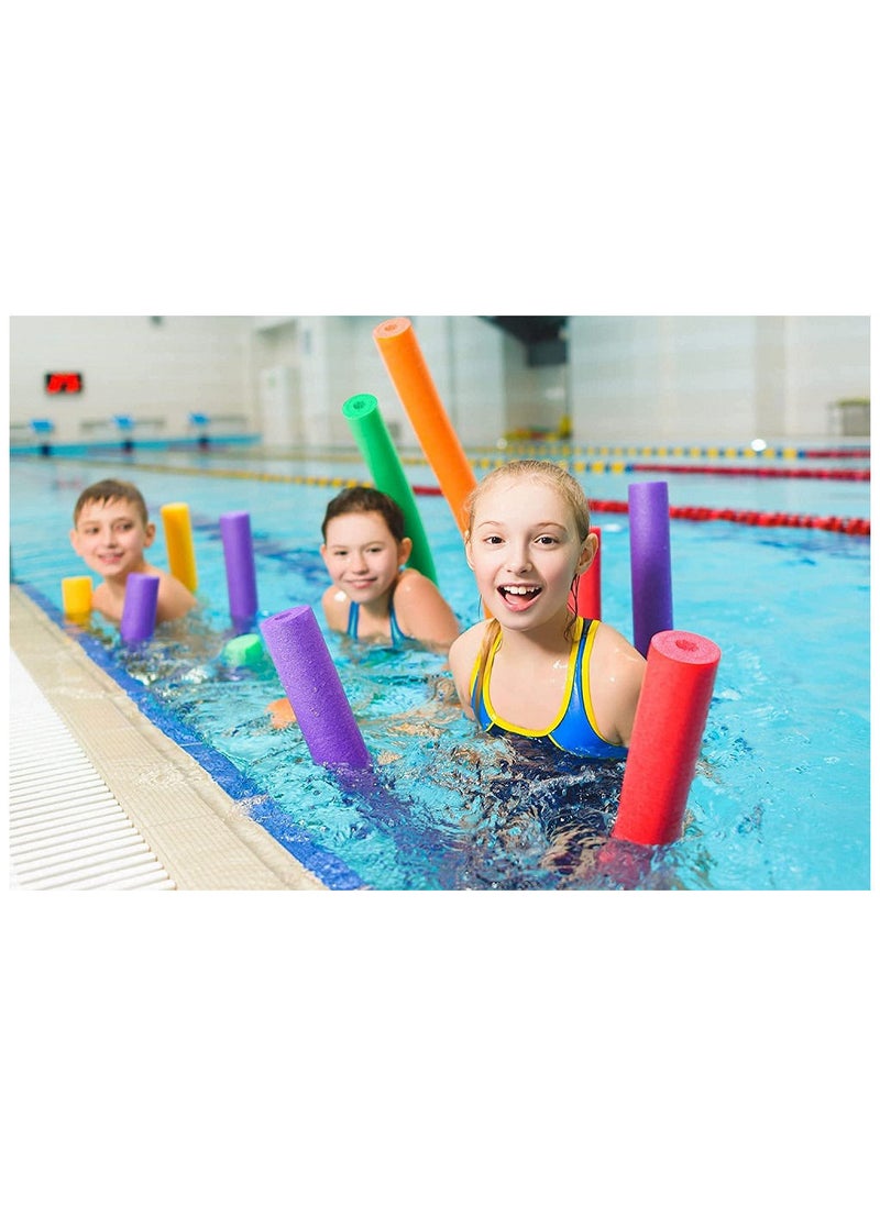 Generic - SWIMMING NOODLES, Floating Swimming Pool Noodle Swim Kickboard Water Float Aid Woggle Noodles Hollow Learn Swimming Foam Diy Toys - Multicolour - Image 1