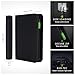 Vault X 4 Pocket Zip Binder 160 Cards ExoTec Material 20 SideLoading Pages Black - Image 3