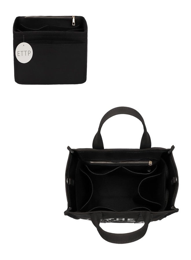 ETTP Purse Organizer Insert For Handbags, Tote Bag Organizer Insert, Compatible with MJ Tote and Onthego(X-Large, Black) - Image 1