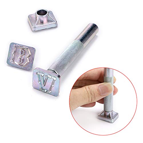 OwnMy Capital Letters Stamp Set, 3/4” / 19mm Alphabet Stamp Tools Set Leather Craft Stamping Tools Leather Art Craft Tool (19mm - 27pcs) - Image 5