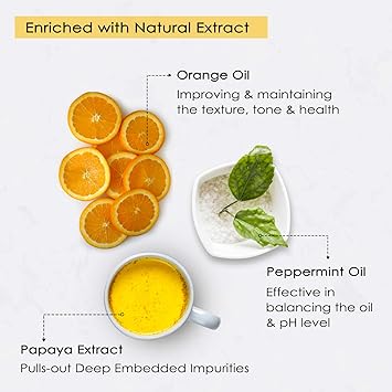 NUTRIGLOW مجموعة وجه نوتريغلو من البابايا لبشرة أكثر صفاءً خالية من العيوب بشرة مرطبة وأكثر إشراقًا مظهر منعش لجميع أنواع البشرة 260 جرام - Image 3