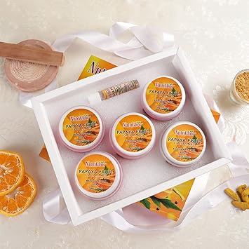 NUTRIGLOW مجموعة وجه نوتريغلو من البابايا لبشرة أكثر صفاءً خالية من العيوب بشرة مرطبة وأكثر إشراقًا مظهر منعش لجميع أنواع البشرة 260 جرام - Image 2