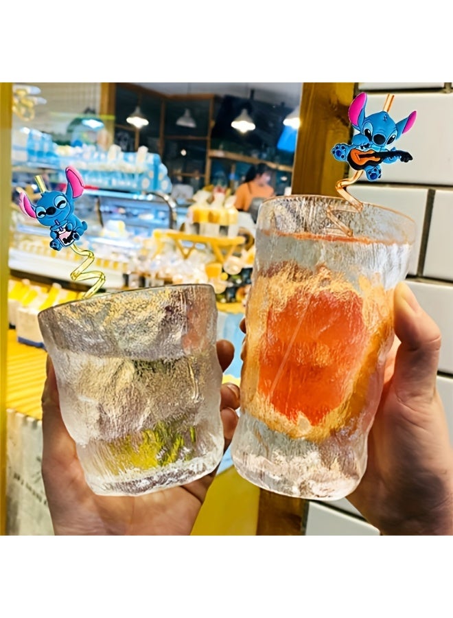 8Pcs Lilo & Stitch Straws for Kids Birthday Party Favors Supplies Decorations Crazy Reusable Drinking Straws for Theme Birthday Party - Image 4