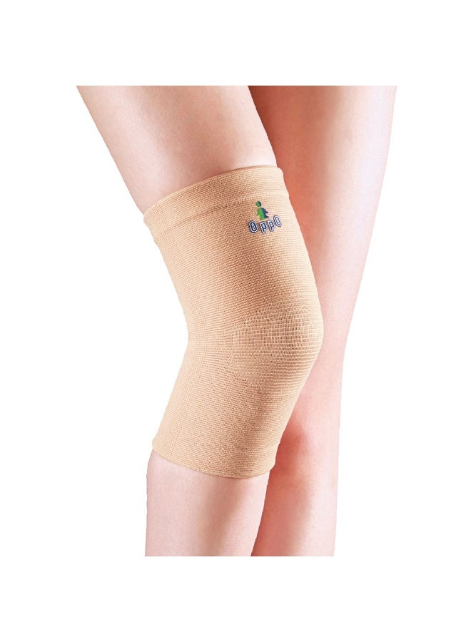 OPPO Knee Support 2022 | Compression Knee Brace for Knee Pain Relief, Sports Support, Arthritis & Joint Stability | Breathable Stretch Fabric | Beige - Image 1