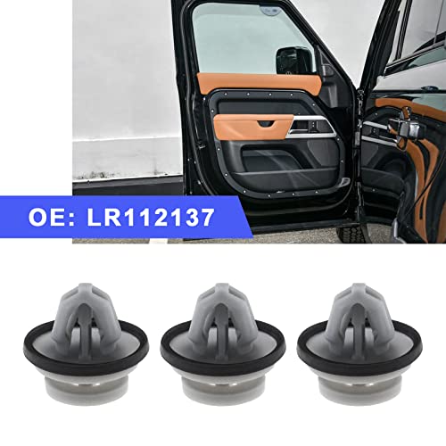 Micro Traders 20PCS Lower Door Moulding Clips LR112137 Compatible with Defender Range Rover Evoque Car Door Panel Door Trim Retainers Clips Plastic Fasteners - Image 2