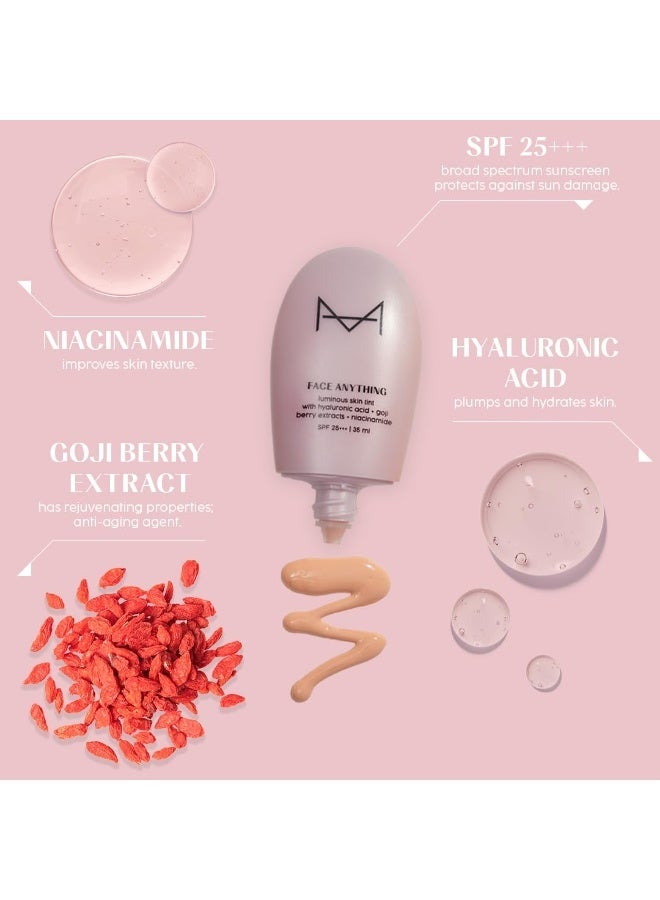 House Of Makeup Face Tint with Hyaluronic Acid, Niacinamide | B B Cream for Women | Makeup for Women | CC Cream For Oily Skin | 35 ml (FL20-Fair To Light Skin Tone) - Image 2