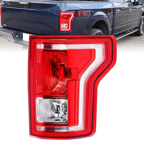 Boine Right Passenger Side Tail Light Compatible With 2015 2016 2017 Ford F150 F150 Rear Light Brake Lamps Bulb IncludedRight Passenger Side