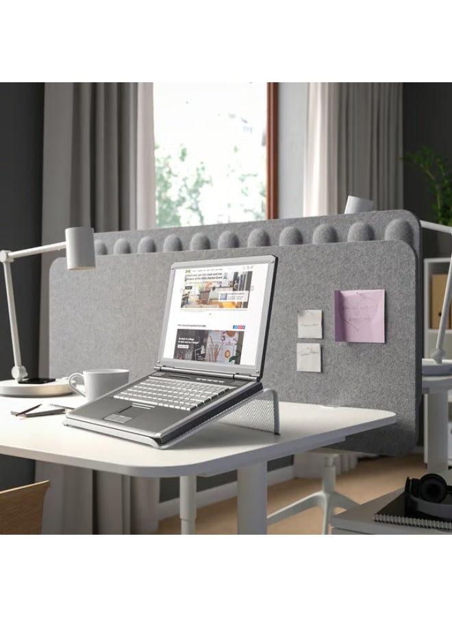 Premium Adjustable Laptop Support Stand – White | Portable Foldable Laptop Riser for Desk, Ergonomic Height Adjustment, Cooling Vent Design, Anti-Slip Base – Compatible with MacBook, HP, Dell & All Laptops - Image 3