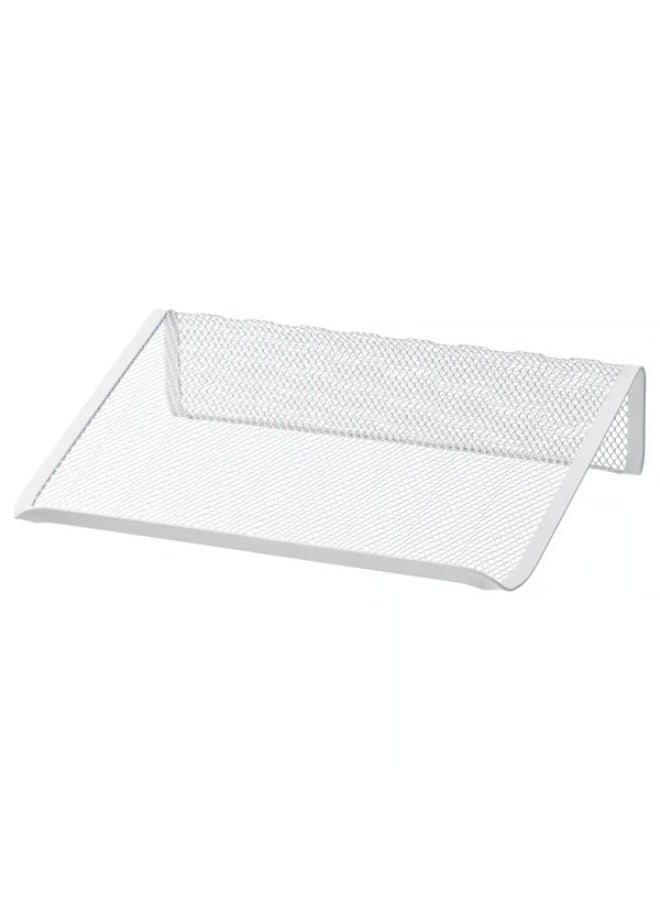 Premium Adjustable Laptop Support Stand – White | Portable Foldable Laptop Riser for Desk, Ergonomic Height Adjustment, Cooling Vent Design, Anti-Slip Base – Compatible with MacBook, HP, Dell & All Laptops - Image 1