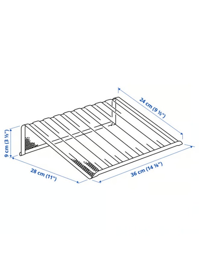 Premium Adjustable Laptop Support Stand – White | Portable Foldable Laptop Riser for Desk, Ergonomic Height Adjustment, Cooling Vent Design, Anti-Slip Base – Compatible with MacBook, HP, Dell & All Laptops - Image 2