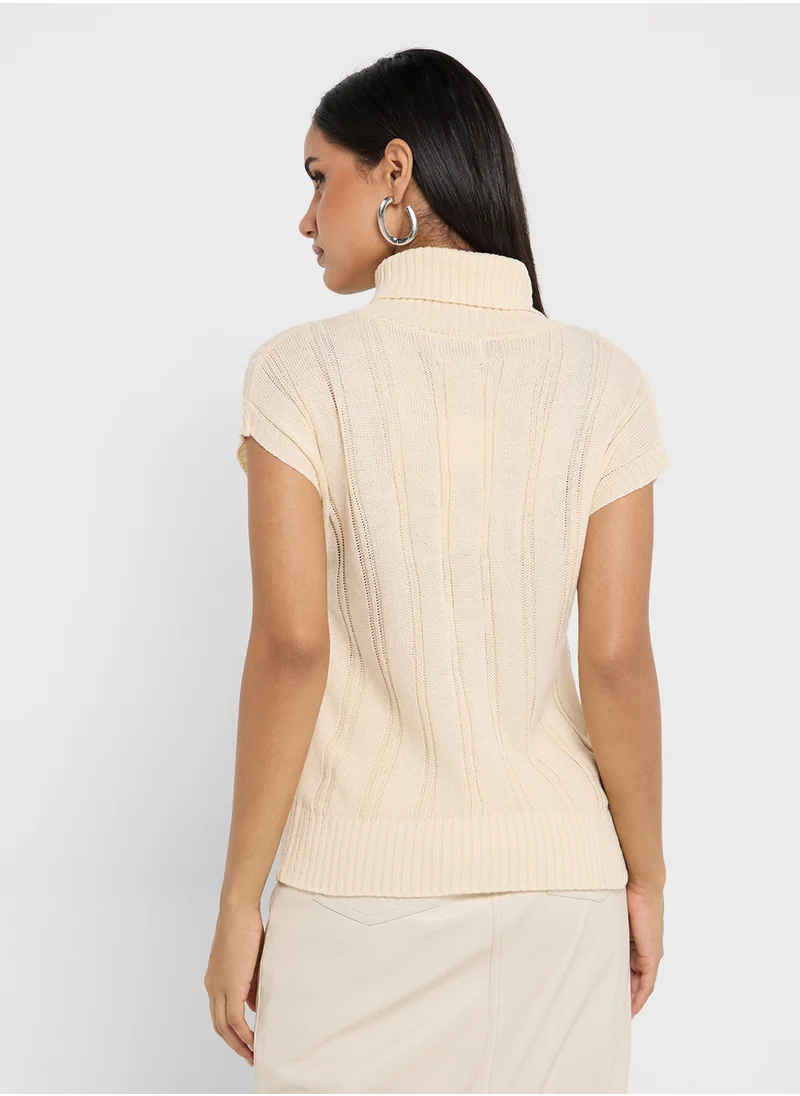 ELLA Ribbed Sweater Vest