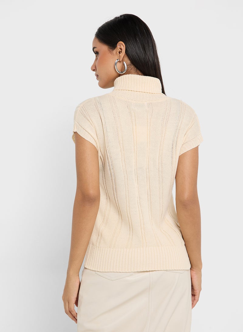 ELLA Ribbed Sweater Vest  - Image 2