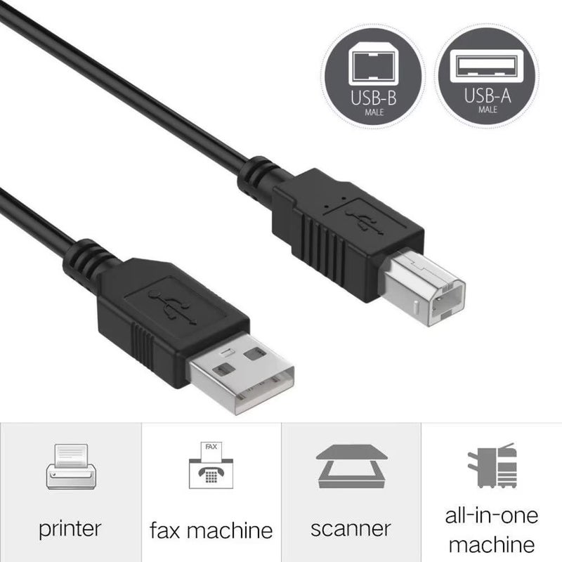 FocalTop USB Cable Cord for FOCUSRITE Scarlett Solo 18i8 2i4 2i2 6i6 MK2 Audio Interface 6FT - Image 2