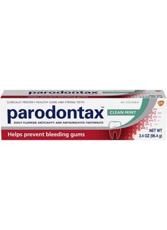 Parodontax Toothpaste For Bleeding Gums Gingivitis Treatment And Cavity Prevention Clean Mint3.4 Ounces  - Image 1