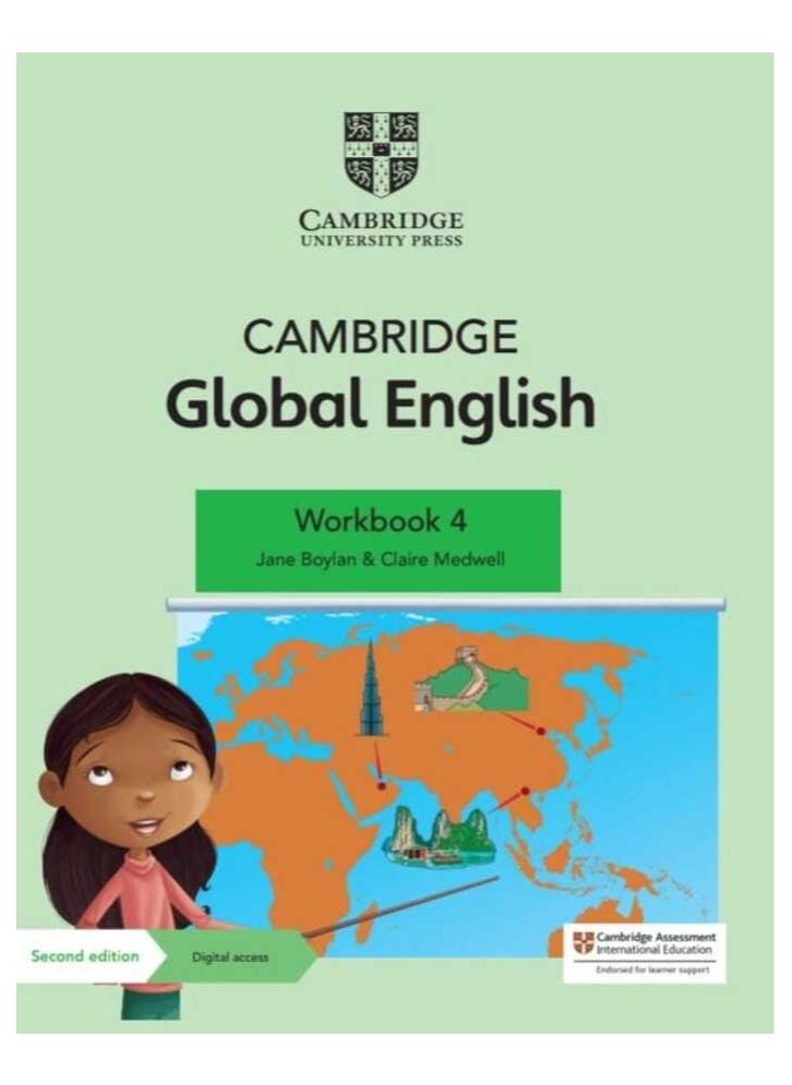 Cambridge Global English Workbook 4 with Digital Access  - Image 1