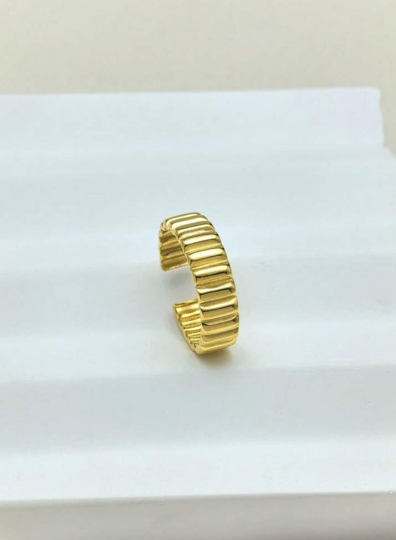 JewelryPalace 18k Gold Plated Stainless Steel Ring For Women - Image 2