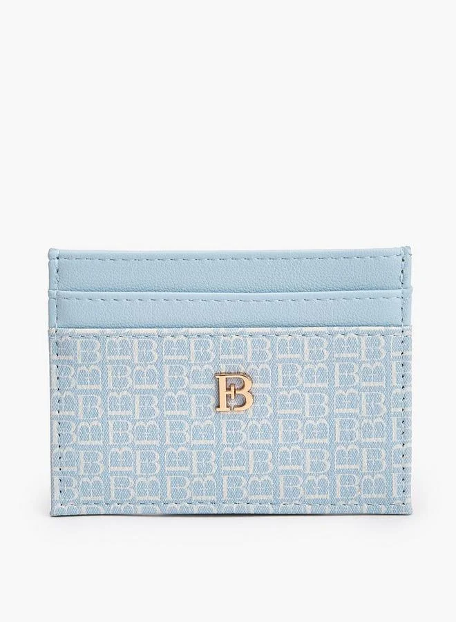 Flora Bella Monogram Print Card Holder