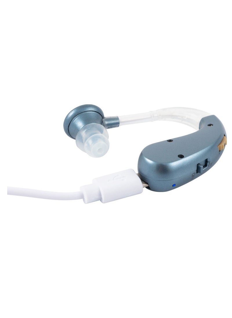 Generic Digital Hearing Amplifier USB Rechargeable Sound Amplifier Hearing Aids 35hr Battery Life With Adapter 4 Silicone  - Image 1