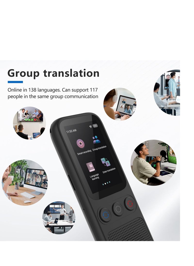 Language Translator Device, 138 Languages Supported, Instant Offline Language Translator Device, Voice Translator Offline