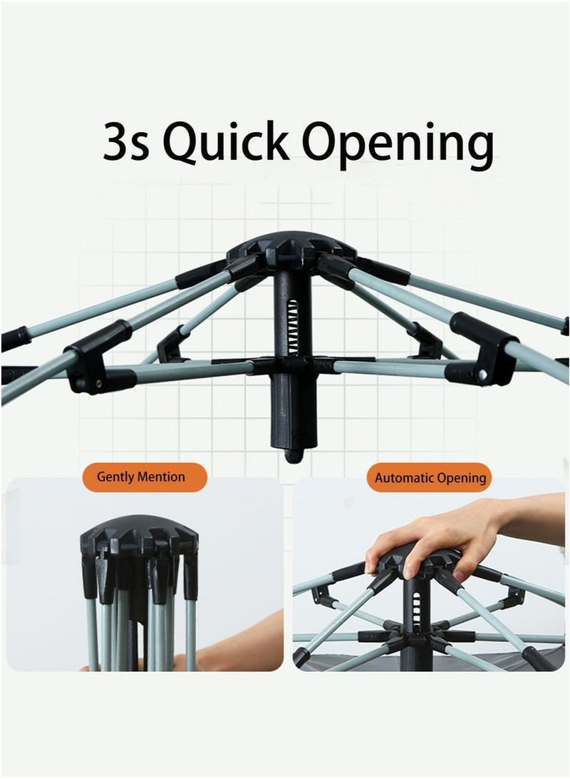 Mereza Camping Tent -5-8 Person , Pop Up Tent, Waterproof Windproof Easy Quick Set Up Tent, Perfect for Adult Outdoor, Hunting, Fishing, Hiking, Backpacking - Image 3