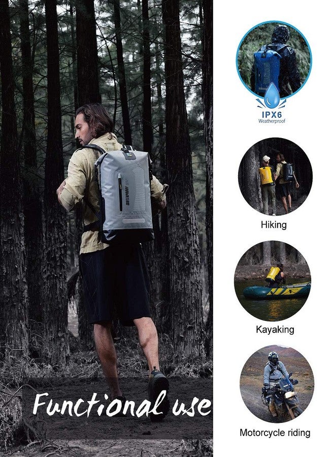 IDRYBAG Waterproof Backpack for Men 20L/30L/40L, Floating Dry Bag Kayak, Dry Backpack Hiking - Image 5