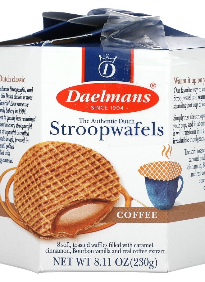 Daelmans - Stroopwafels Coffee 8 Waffles 8.11 oz (230 g) - Image 1