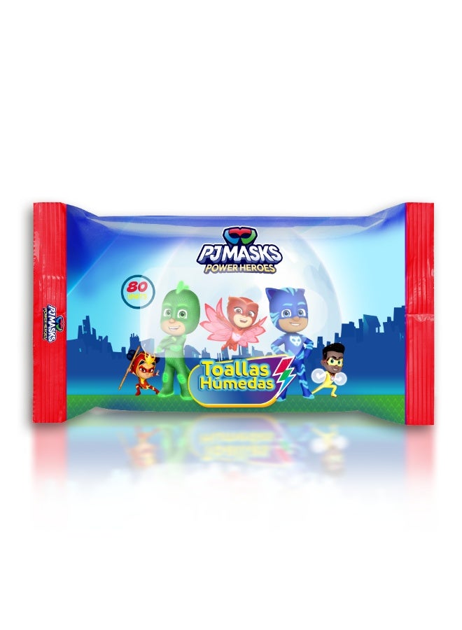 Hasbro PJ Mask Baby Wipes, Fresh Scent, 80 Wipes