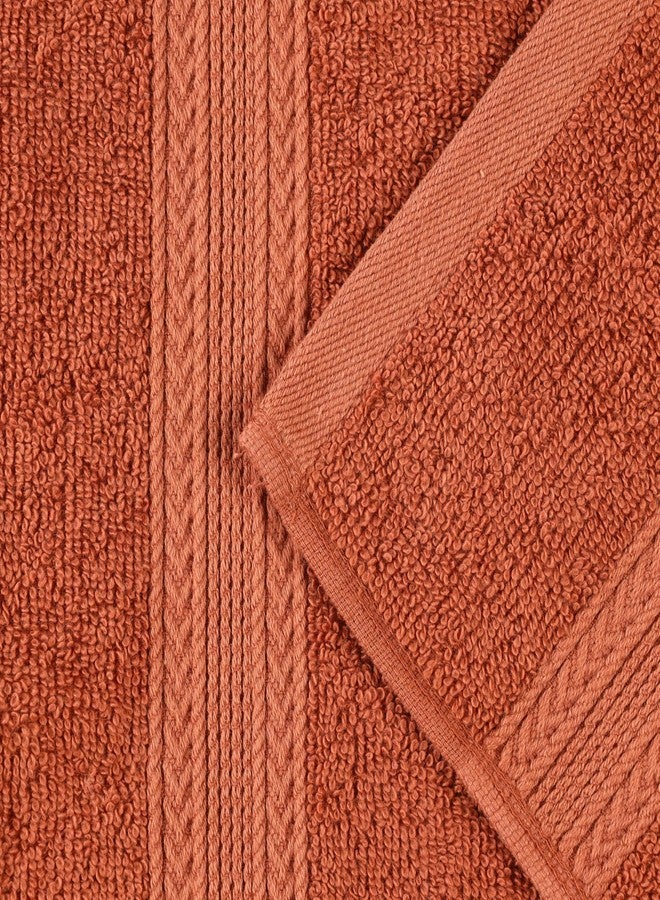 Superior Eco-Friendly Cotton 3-Piece Towel Set, Bathroom, Shower, Quick Dry Home Essentials, Lightweight, Sustainable Towels, 1 Bath, 1 Hand, 1 Face Towel, Washcloth, Highly Absorbent, Copper - Image 4