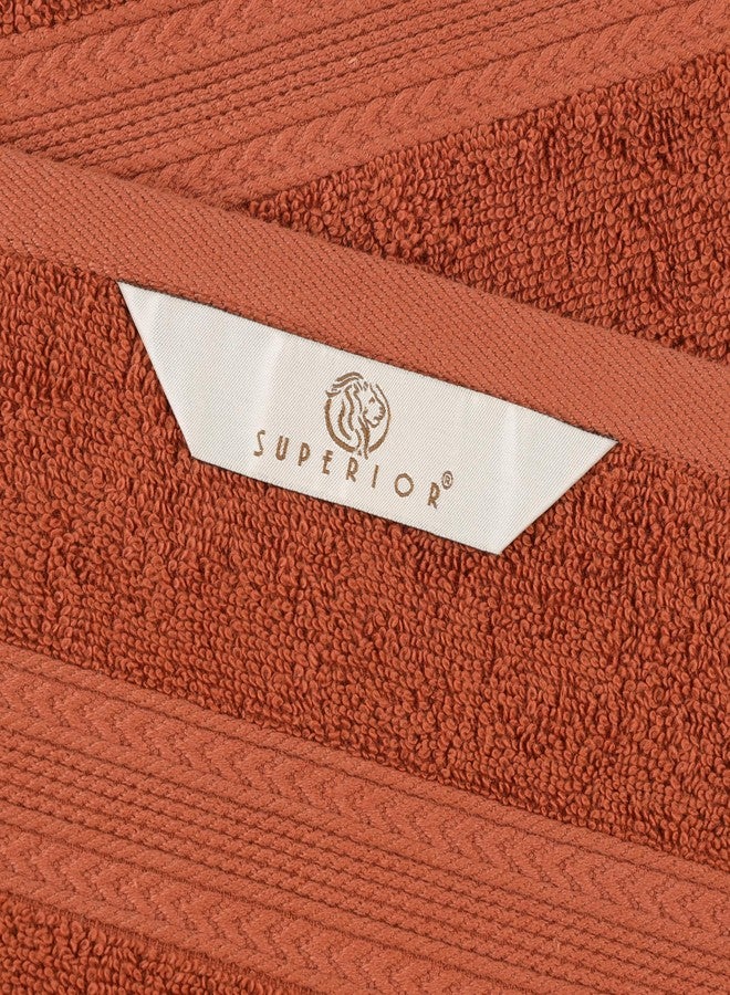 Superior Eco-Friendly Cotton 3-Piece Towel Set, Bathroom, Shower, Quick Dry Home Essentials, Lightweight, Sustainable Towels, 1 Bath, 1 Hand, 1 Face Towel, Washcloth, Highly Absorbent, Copper - Image 5