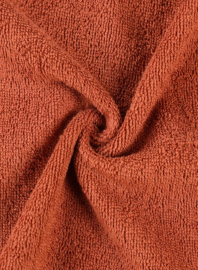 Superior Eco-Friendly Cotton 3-Piece Towel Set, Bathroom, Shower, Quick Dry Home Essentials, Lightweight, Sustainable Towels, 1 Bath, 1 Hand, 1 Face Towel, Washcloth, Highly Absorbent, Copper - Image 3