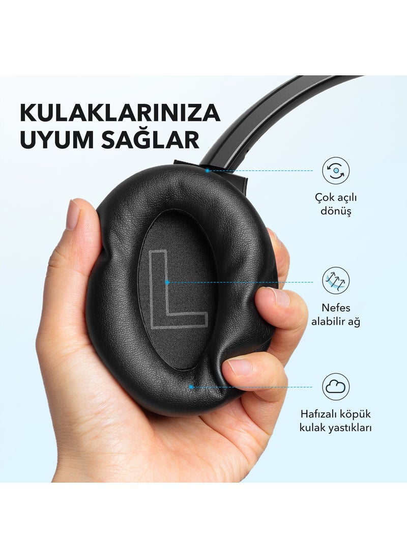 Anker - Soundcore Q21i NC Bluetooth Wireless Headphones - Active Noise Cancelling ANC - Up to 40 Hours of Charging Time - Black - A3004 ( Turkey Warranty) - Image 1