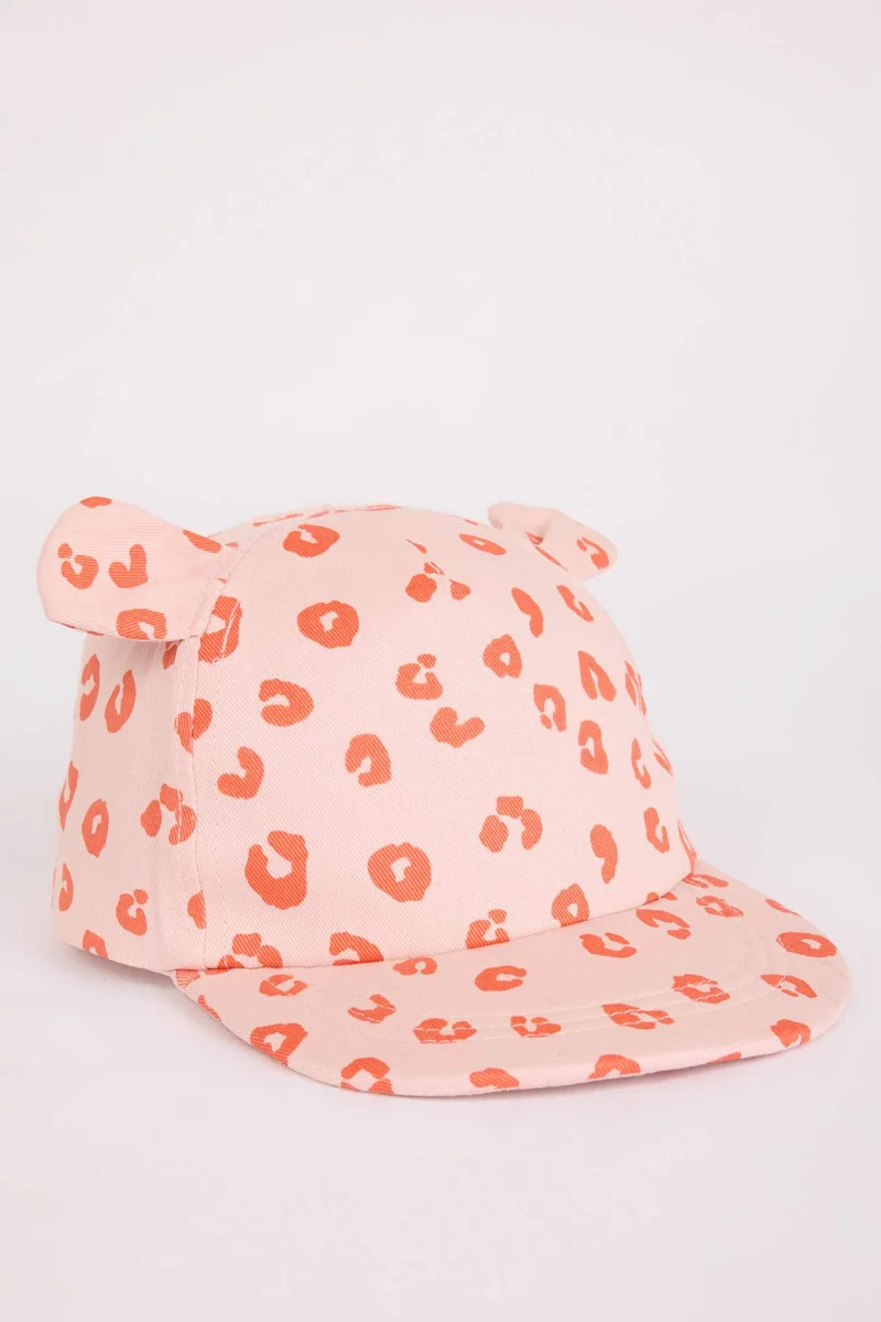 ديفاكتو Girl Baby Printed Cotton Cap