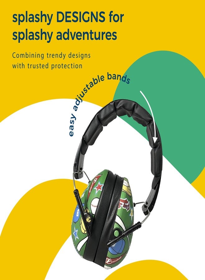 BANZ Kids Headphones - Hearing Protection Earmuffs for Children - Adjustable Headband to fit All Ages - Protect Kids Ears - Block Noise - Fireworks - Sporting Events - Concerts - Movies (Baseball) - Image 4