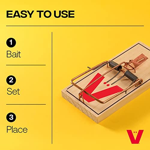 Victor M156-20 Metal Pedal Sustainably Sourced FSC Wood Snap Mouse Trap - 20 Traps (Pack of 1) - Image 5