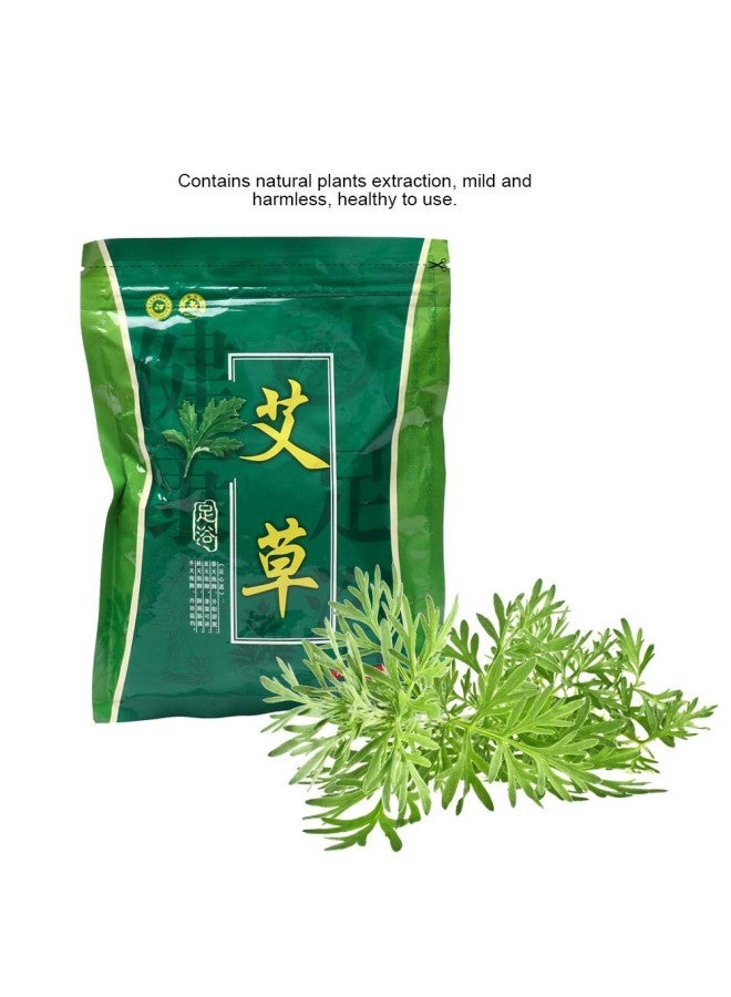 klarako Chinese Medicine Foot Bathing Powder, 6g x 30 Bag Soothes Sore Tired Feet Natural Plants Foot Bath Powder Dispel Coldness Foot Bathing Powder(Wormwood) - Image 3