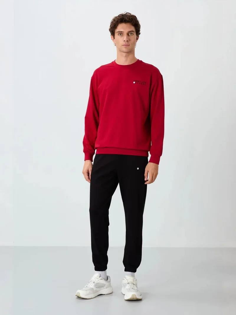 TOMMYLIFE TOMMY Men's Oversized Sweatshirt And Pants Set