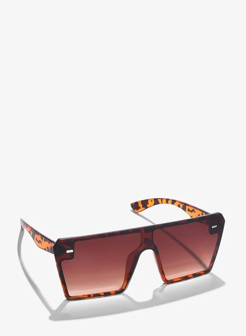 Haute Sauce Brown Lens Brown Oversized Sunglasses