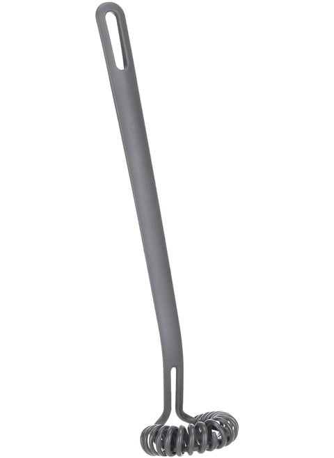"Small Plastic Hand Egg Beater - Mini Whisk for Creamy Foam, Sauce and Sauce Line in Small Bowls, Perfect for Beating Eggs and Cooking, Can be Used in Granite and Teflon Cookware Multiple Colors (Comes in Random Color Grey or Black)