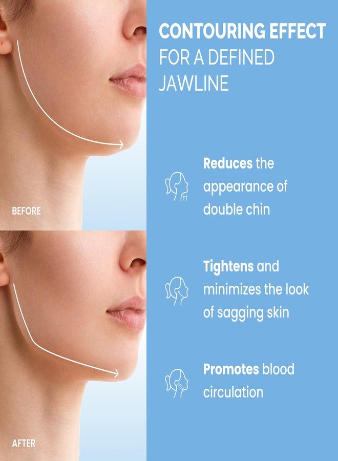 PLANTIFIQUE Chin Strap for Face Contouring - Reusable V Line Ice Silk Fabric Mask - Double Chin Shaping, Adjustable, Breathable Fabric - Jawline Shaper for Women & Men - Image 4