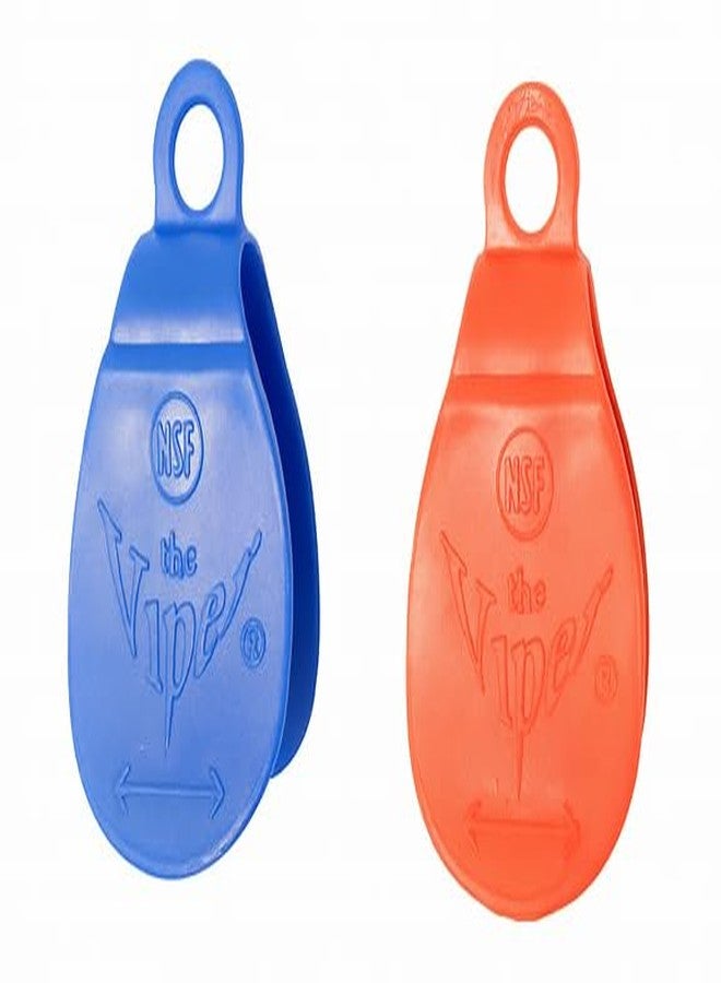 miniscraper Viper Bag Opener Combo 6 -Pack 3 Blue and 3 Orange The easy-to-use Bag Opener allows you to quickly and safely open all types of bags and pouches, from pre-packaged fruits and vegetables - Image 1