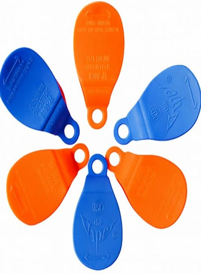 miniscraper Viper Bag Opener Combo 6 -Pack 3 Blue and 3 Orange The easy-to-use Bag Opener allows you to quickly and safely open all types of bags and pouches, from pre-packaged fruits and vegetables - Image 2