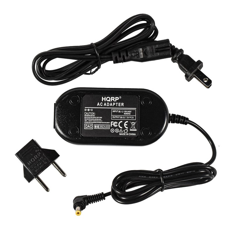 HQRP HQRP AC Adapter Compatible with Panasonic SDR-H18 SDR-H20 SDR-H21 SDR-H200 SDR-H20EG SDR-H250 SDR-H250EG VDR-D220 VDR-D230 VDR-D310 K2GJ2DC00011 K2GJ2DC00015 PV-GS69 PV-GS80 PV-GS81 Camcorder  - Image 1
