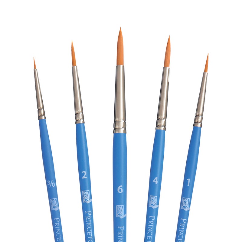 Princeton Select Artiste Paintbrush, 10-5 Brush Set, Blue - Image 1